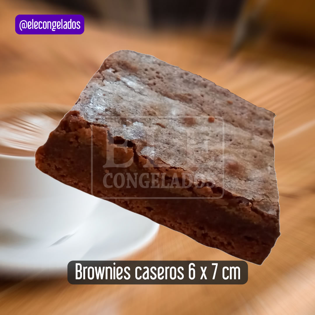 brownies de chocolate congelados