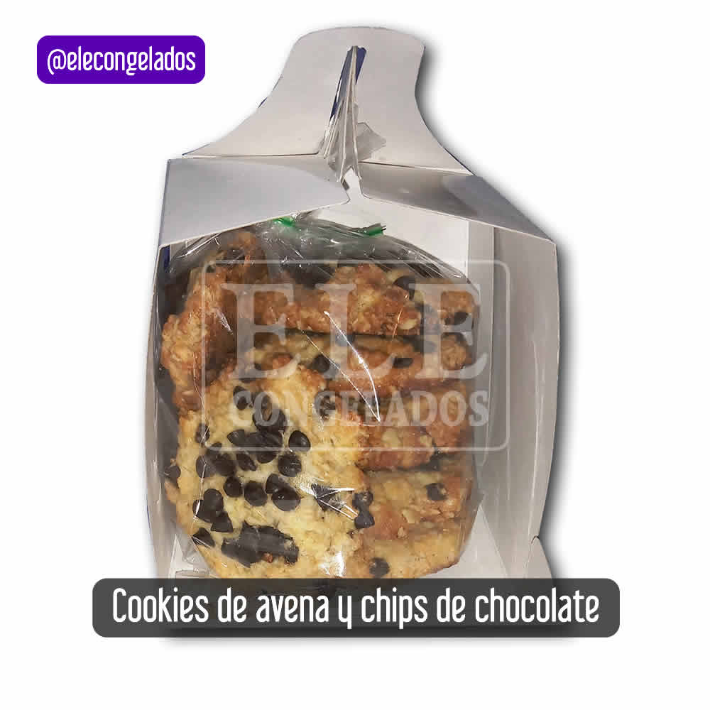 Cookies de avena y chips de chocolate bolsita