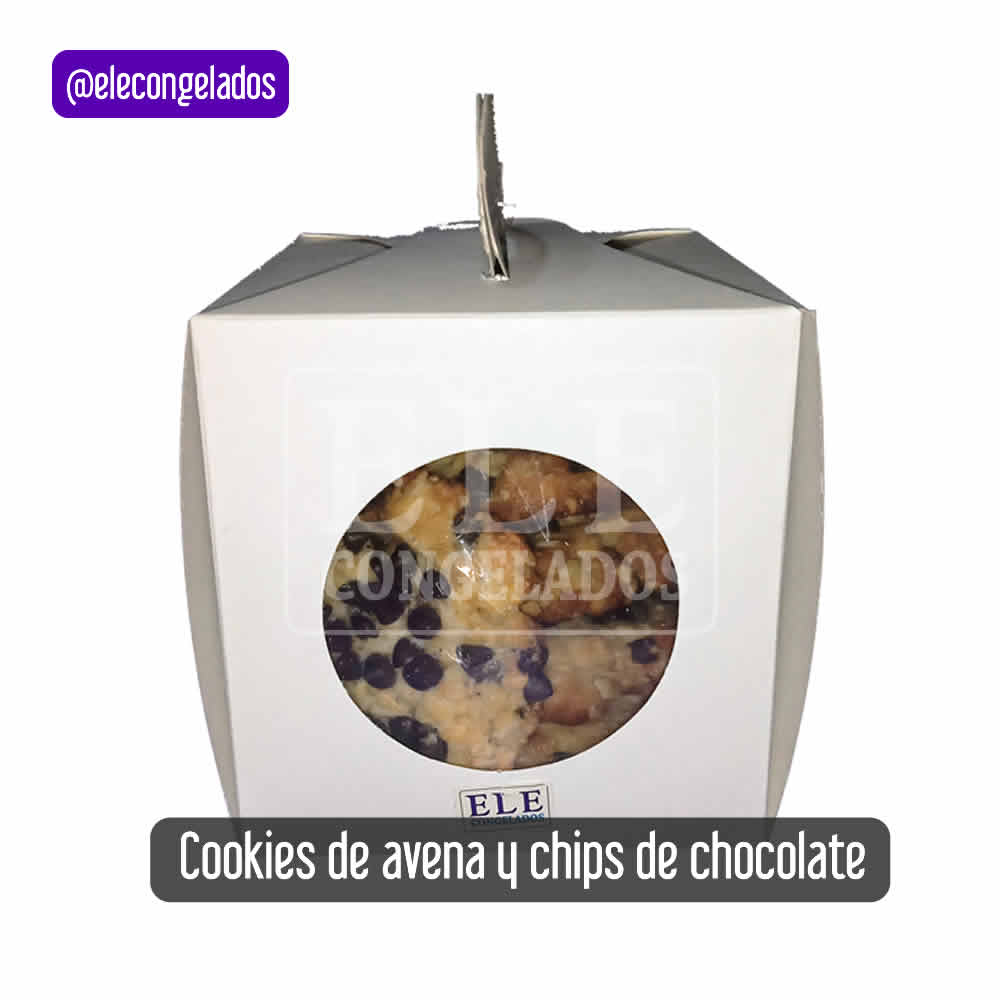 galletitas cookies de avena y chips de chocolate