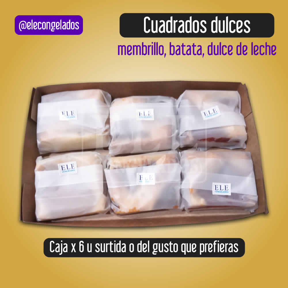 Bloques de pasta frola por 12 unidades