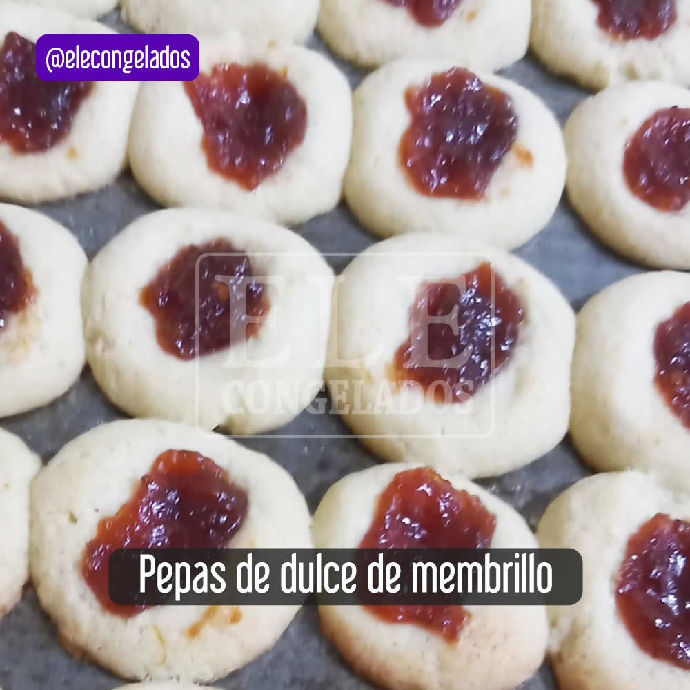 Galletitas pepas de dulce de membrillo