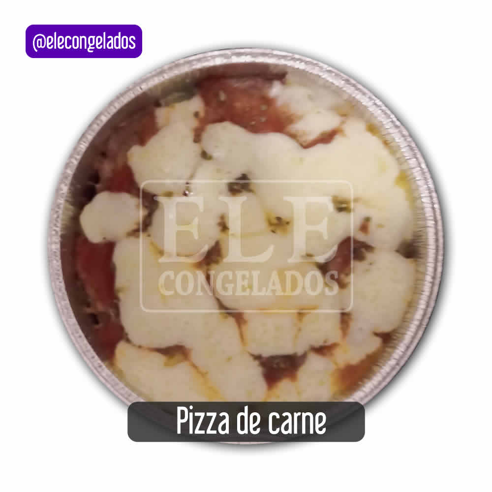 pizza de carne individual